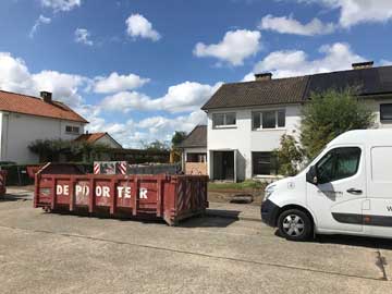 Ook de tuin wordt grondig aangepakt